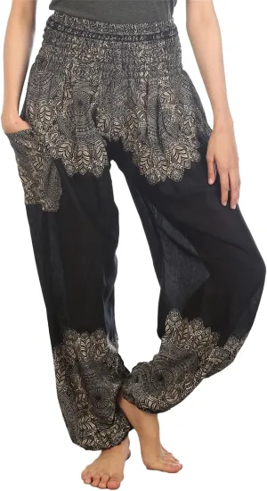 LOFBAZ Harem Boho Pants for Women Yoga S-4XL Plus Hippie Clothing PJ