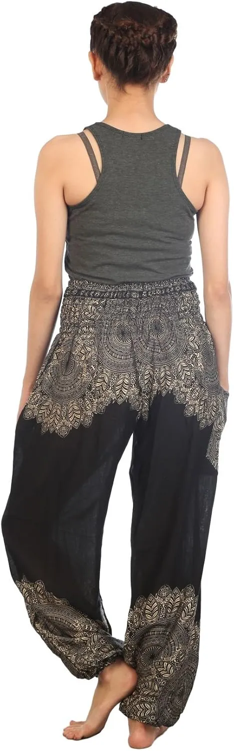 LOFBAZ Harem Boho Pants for Women Yoga S-4XL Plus Hippie Clothing PJ