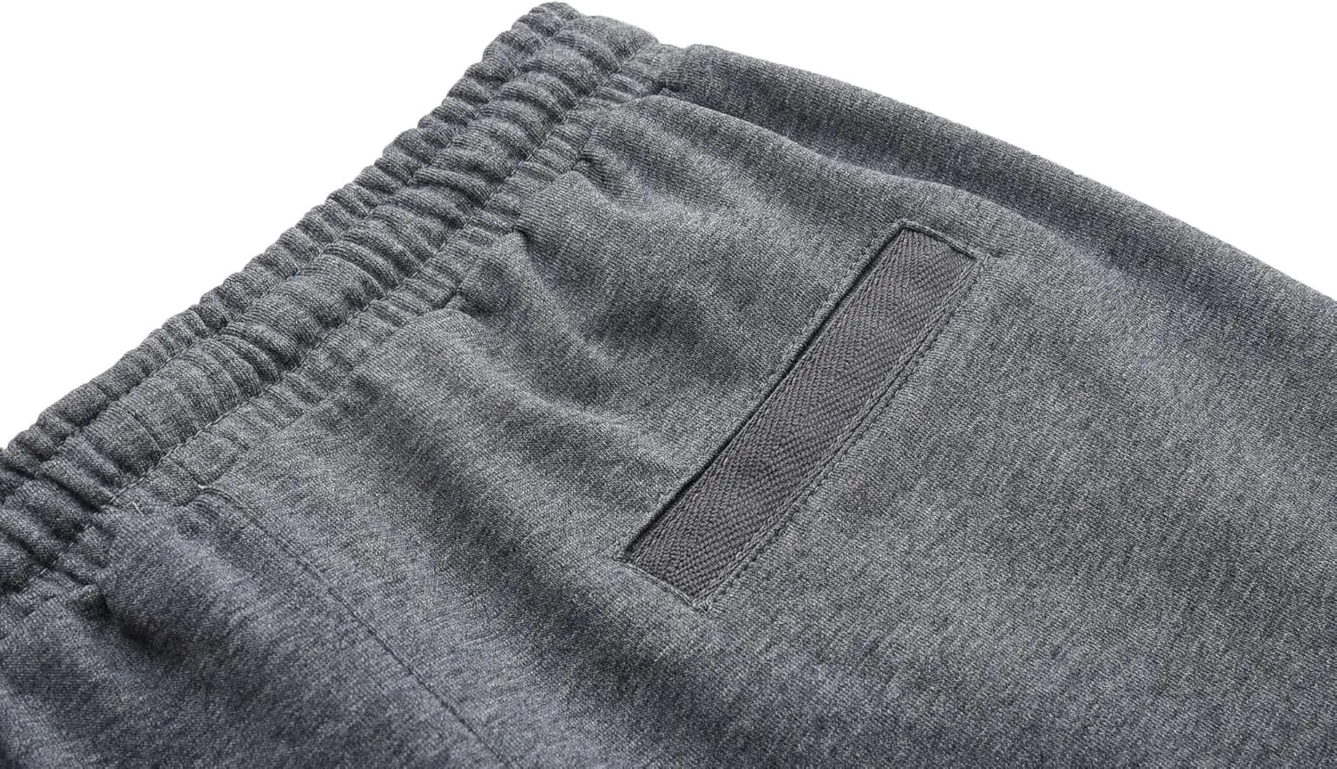 Mens Casual Cotton Knit Short Drawstring Elastic Jogger Gym Shorts