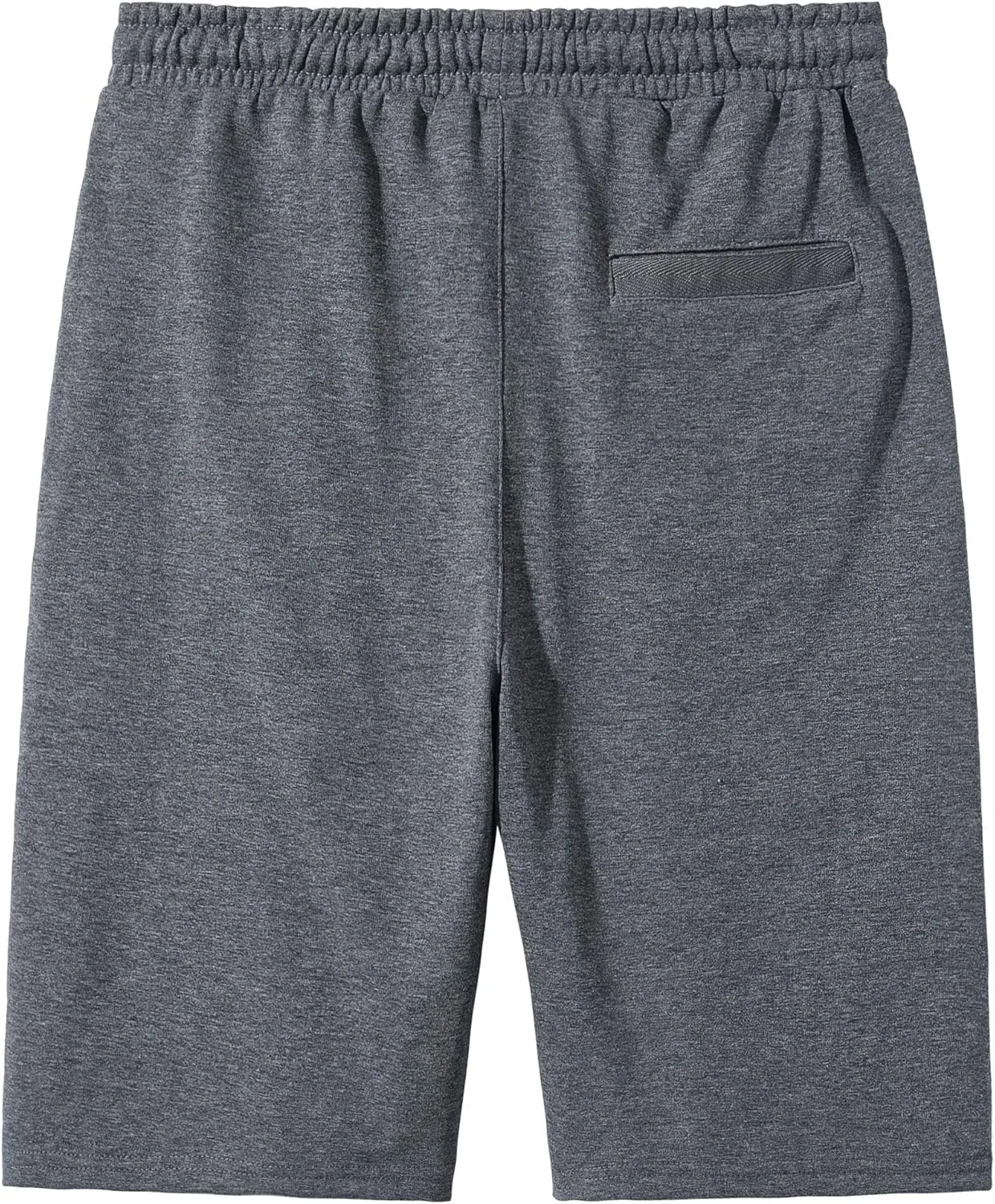 Mens Casual Cotton Knit Short Drawstring Elastic Jogger Gym Shorts