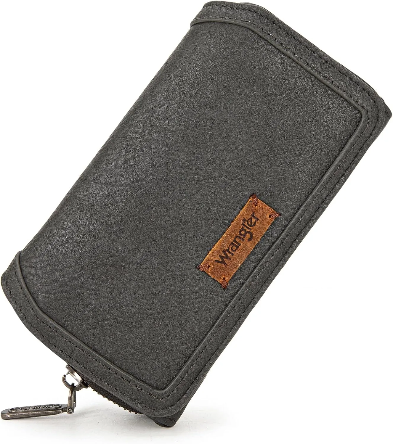 Montana West X Wrangler Wallet Purse for Women Minimalist Wristlet Wallet with RFID Blocking Credit Card Holder
