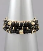 MULTI STRAND STRETCH BRACELET SET