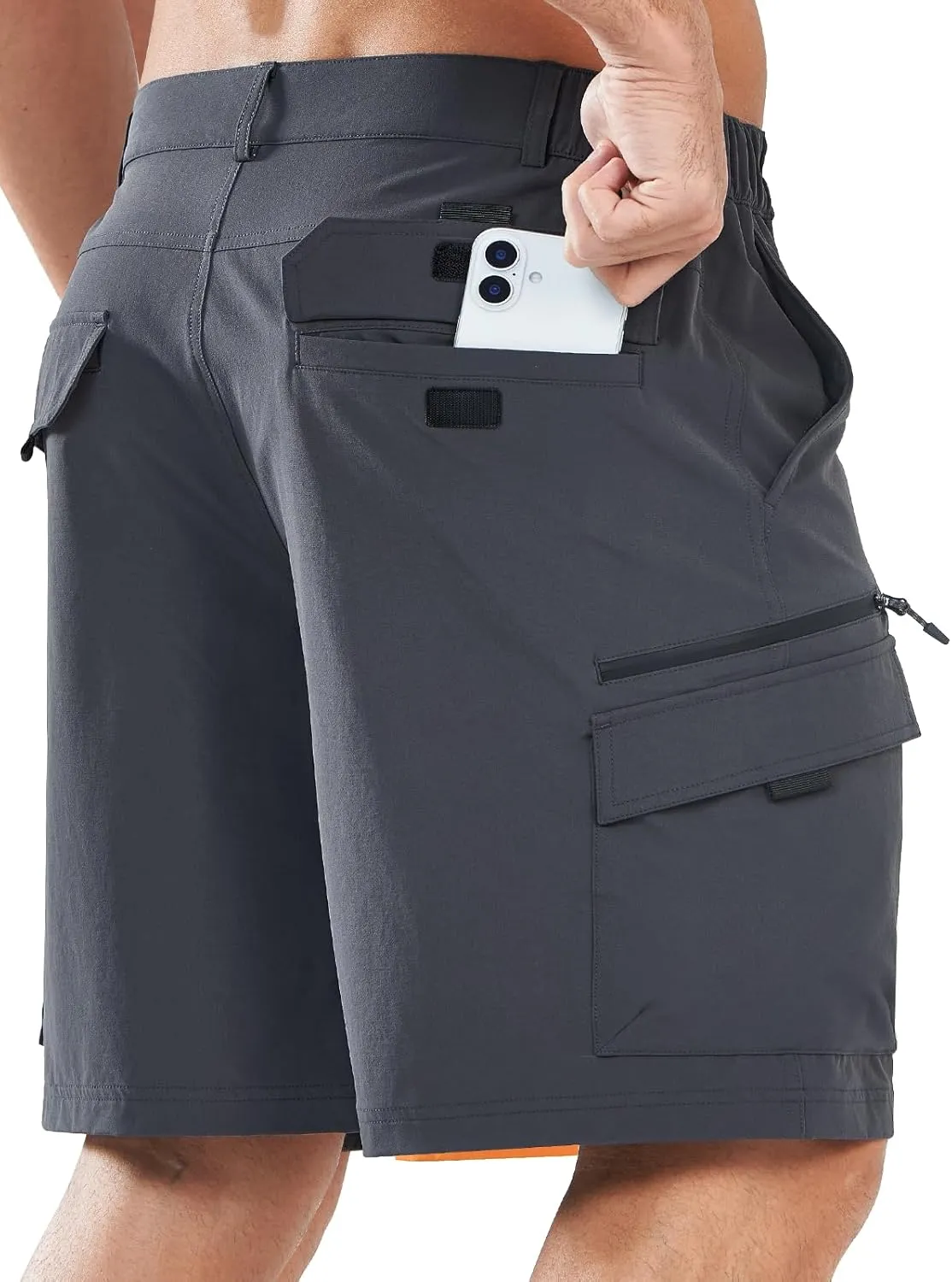 NORTHYARD Men's Casual Cargo Shorts Lightweight 9" Hiking Golf Work Quick Dry Camping Outdoor Travel Fishing with 7 Pockets