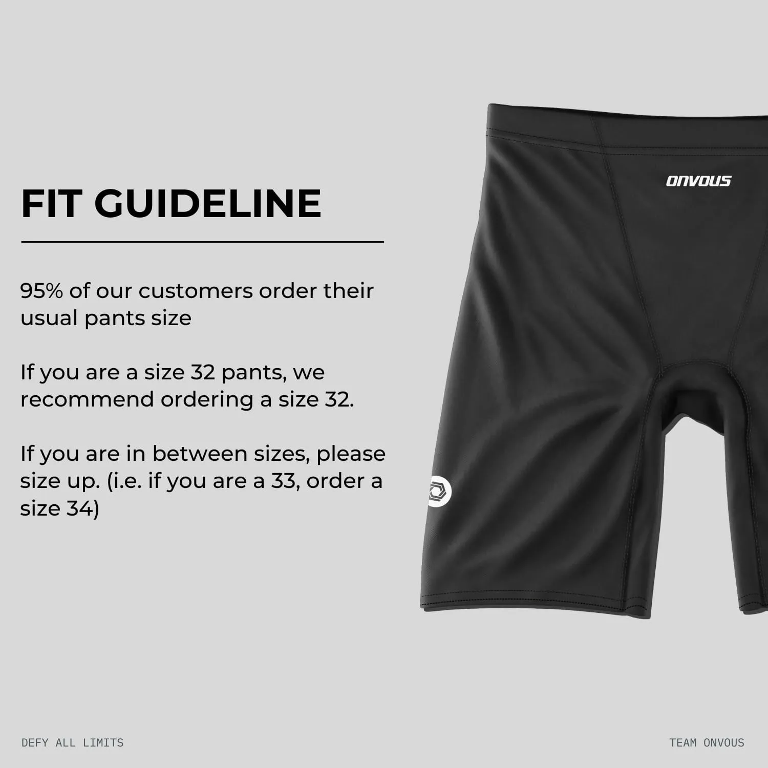 Onvous Swim Jammers for Men | Men's Athletic Swimwear Jammer | Mens Jammer for Swimming | Mens Swim Jammers Size 28-38
