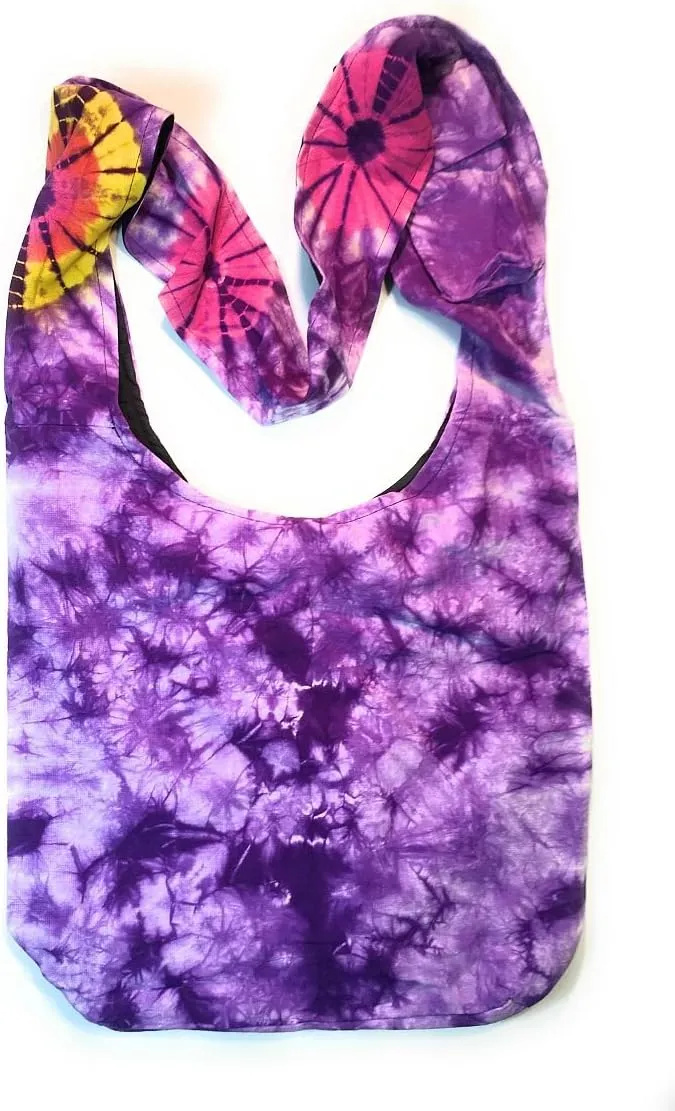 Original Collections Tie Dye Cross Body Shoulder Hippie Handbag Purse