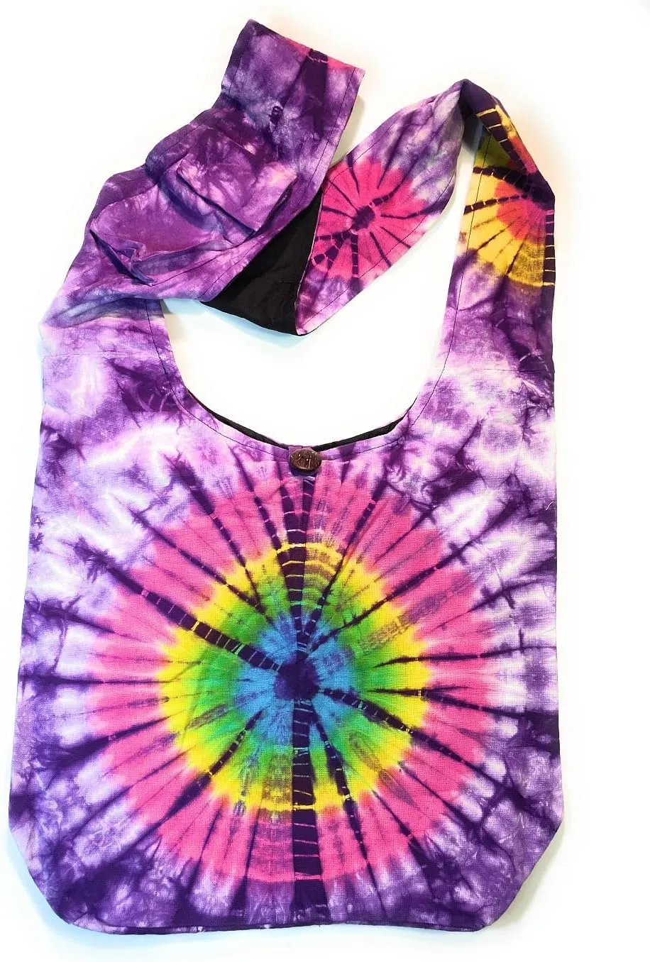 Original Collections Tie Dye Cross Body Shoulder Hippie Handbag Purse