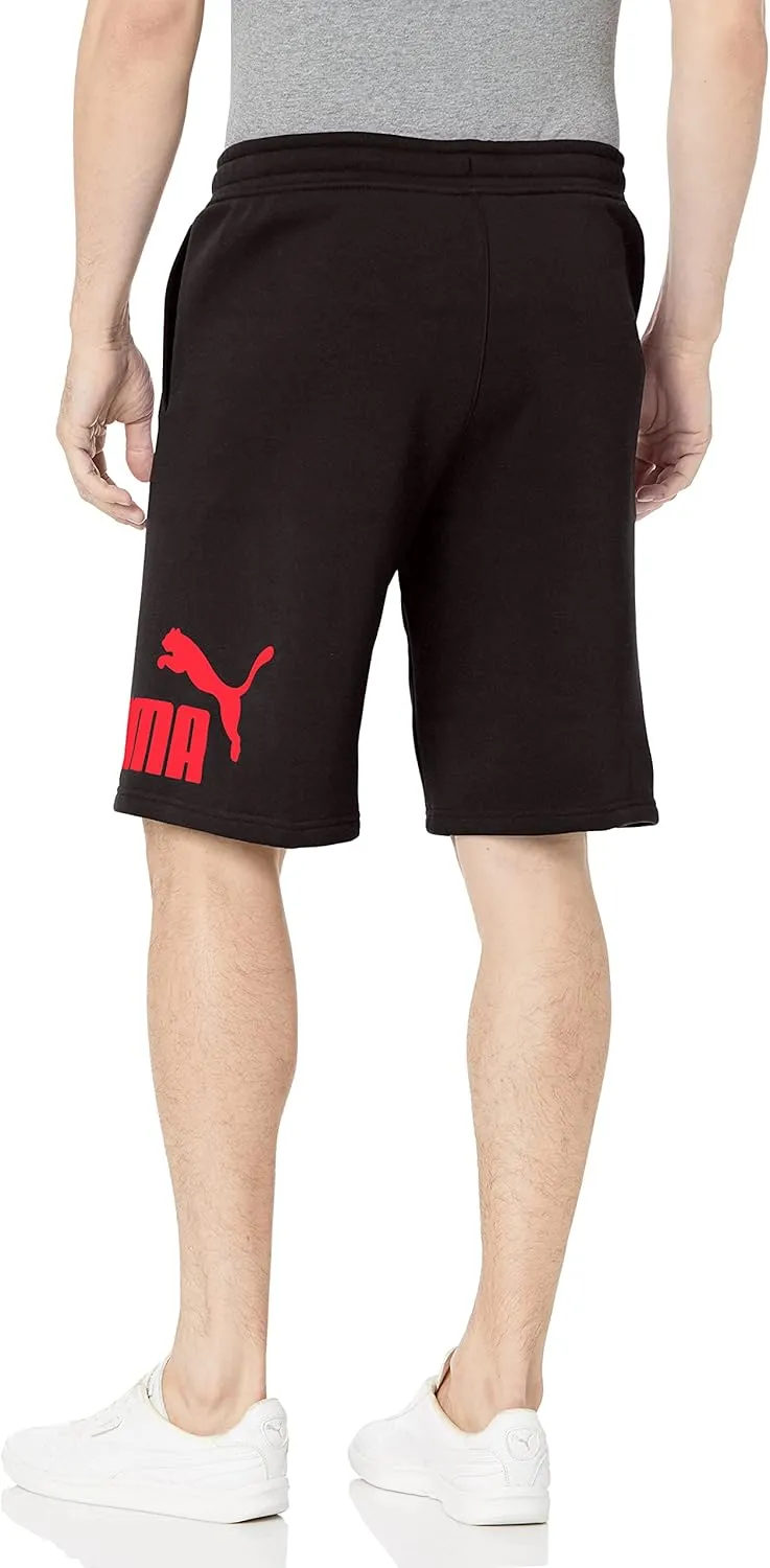 PUMA Men's Big Fleece Logo 10" Shorts
