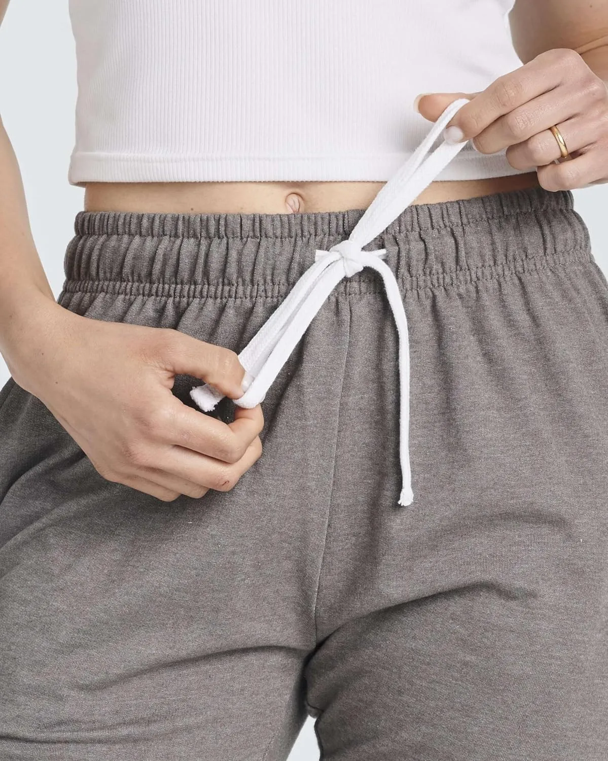 Real Essentials 3 Pack: Womens Cotton Terry Jersey 9" Bermuda Shorts Pockets-Casual Lounge Yoga (Available in Plus Size)