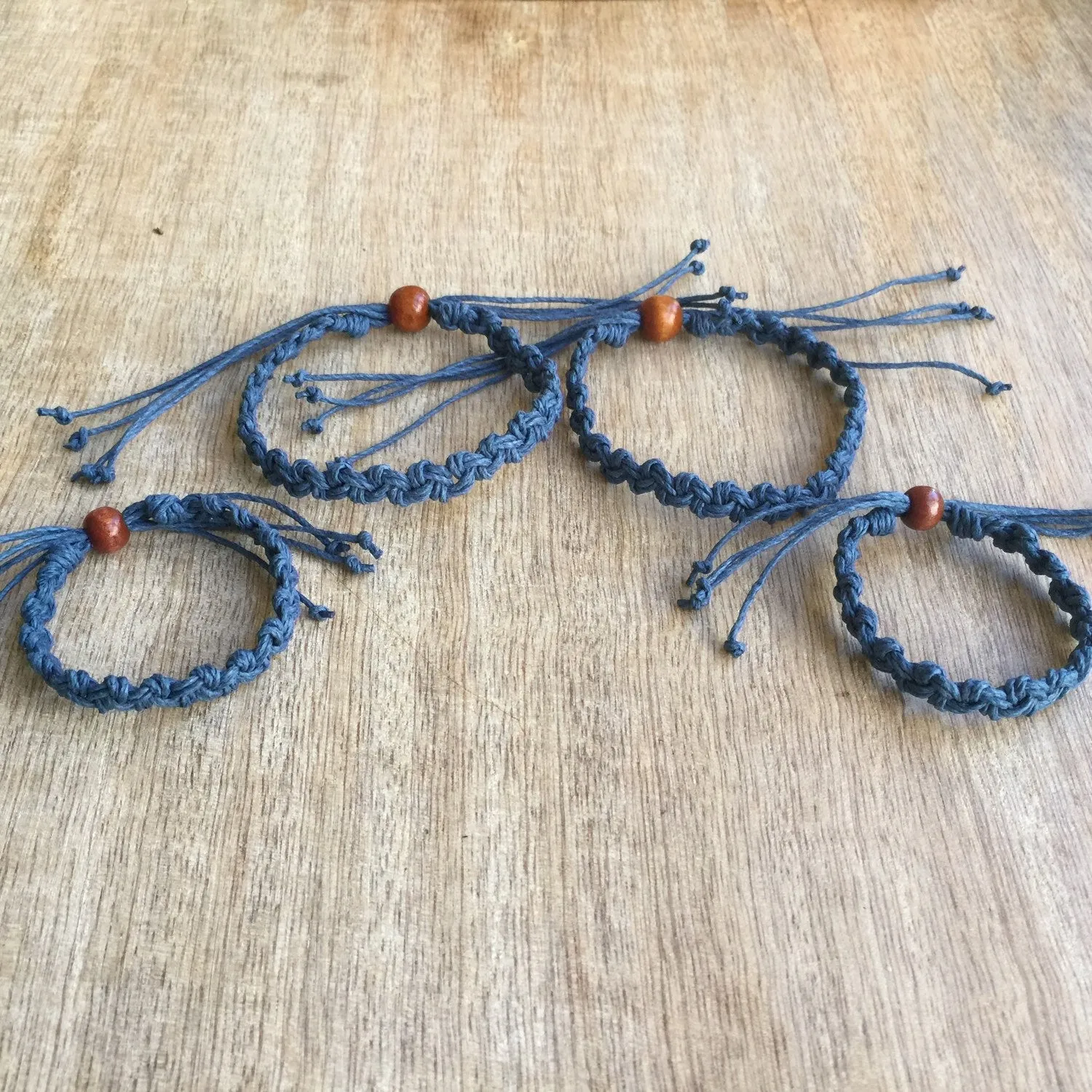 Shell Key Family Blue Bracelets