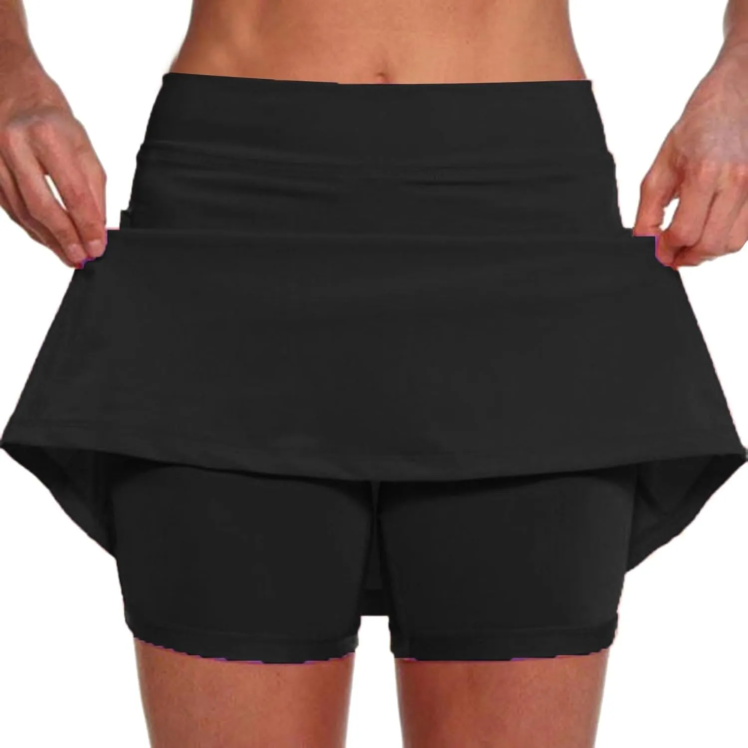 Skorts for Woman with Pockets Cute Tennis Skirt Golf Skirt with Shorts Underneath Summer Skirts Mini Dress Trendy 2025