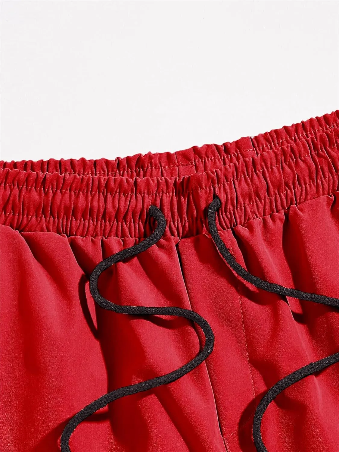 SOLY HUX Men's Elastic High Waisted Casual Summer Shorts