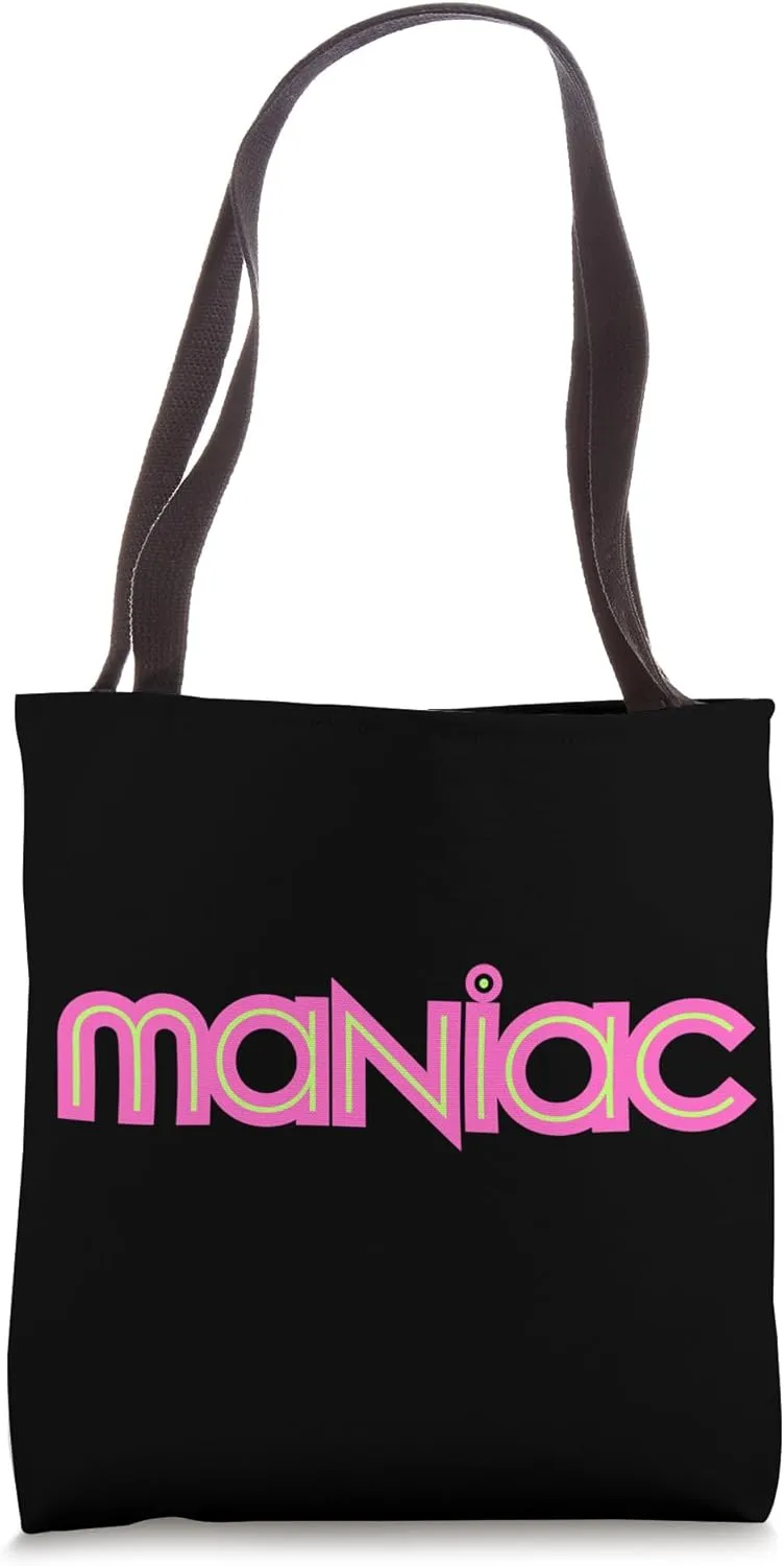 Stay Maniac Pink and Green Minsung Funky SKZ Design Tote Bag