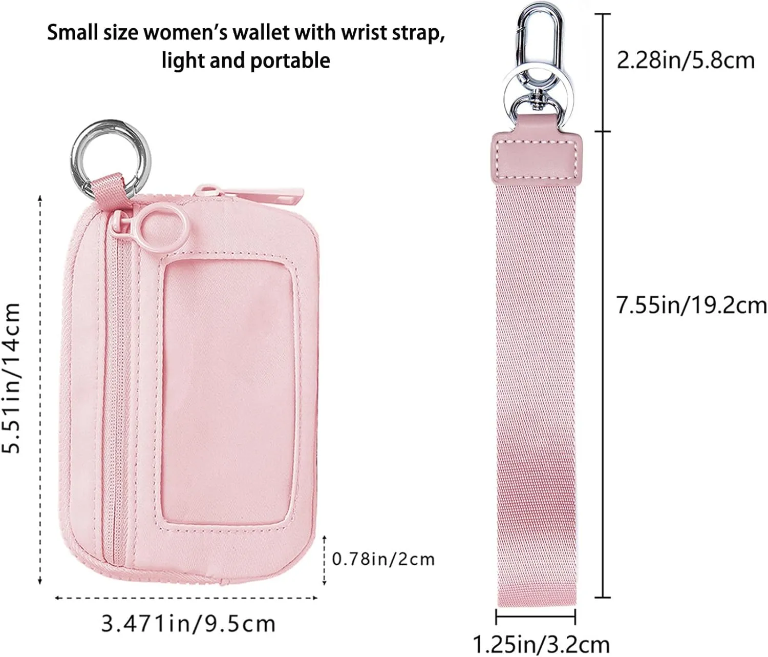 The Iris' Wallet 2nd Gen, The Iris Pouch Wristlet, Wristlet Wallets for Women, Iris Wallets for Women (blue)