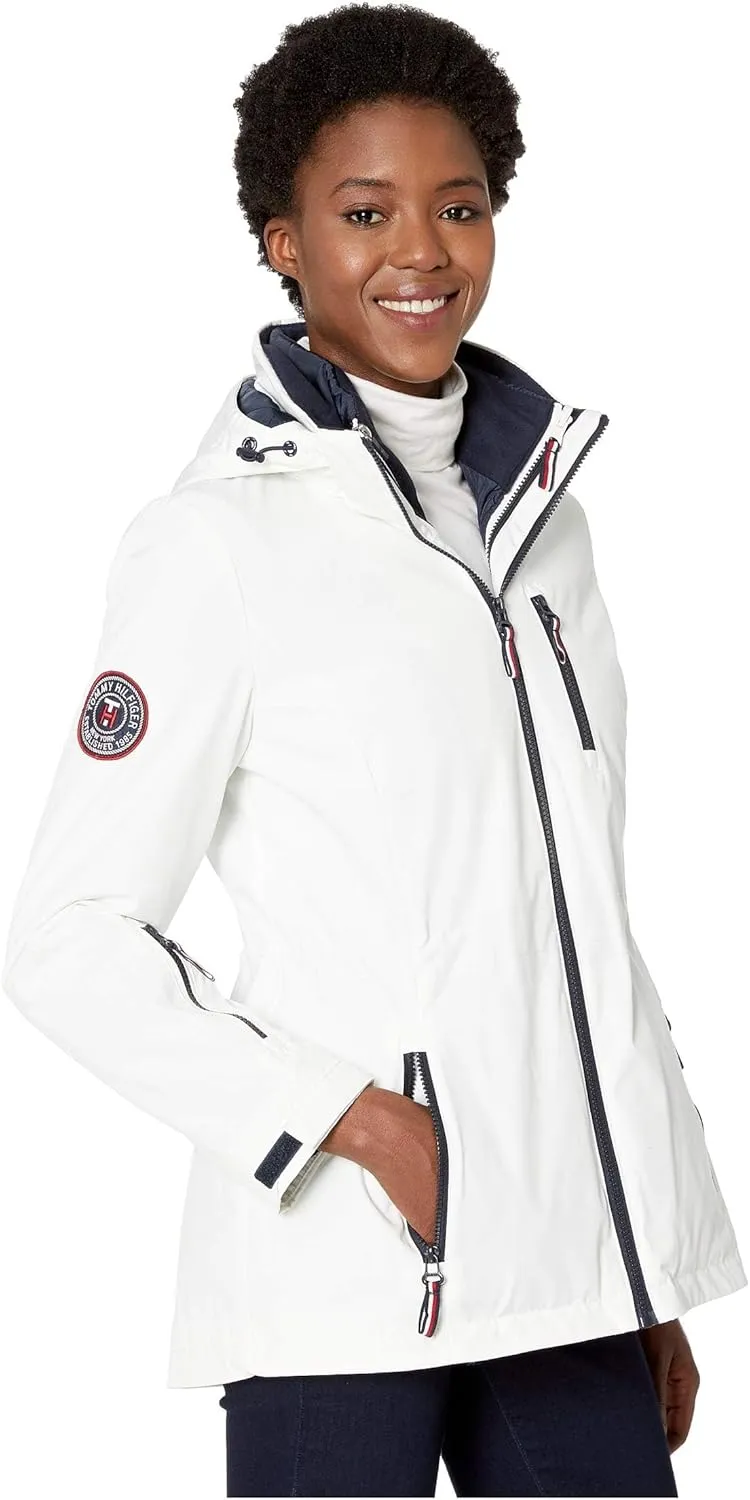 Tommy Hilfiger womens 3-in-1 Systems Insulated Jacket With Removable Hoodie