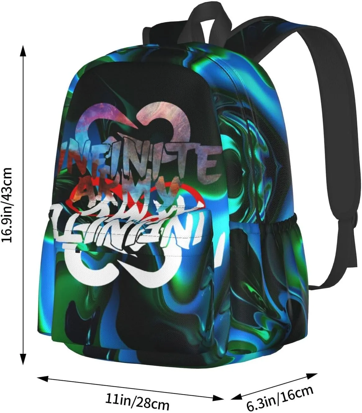 Unisex Lightweight Backpack With Handle Insulated Lunch Bag Big Capacity Travel Daypack Set, Black4