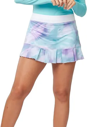 UV Colors Print 14 Inch Womens Tennis Skirt