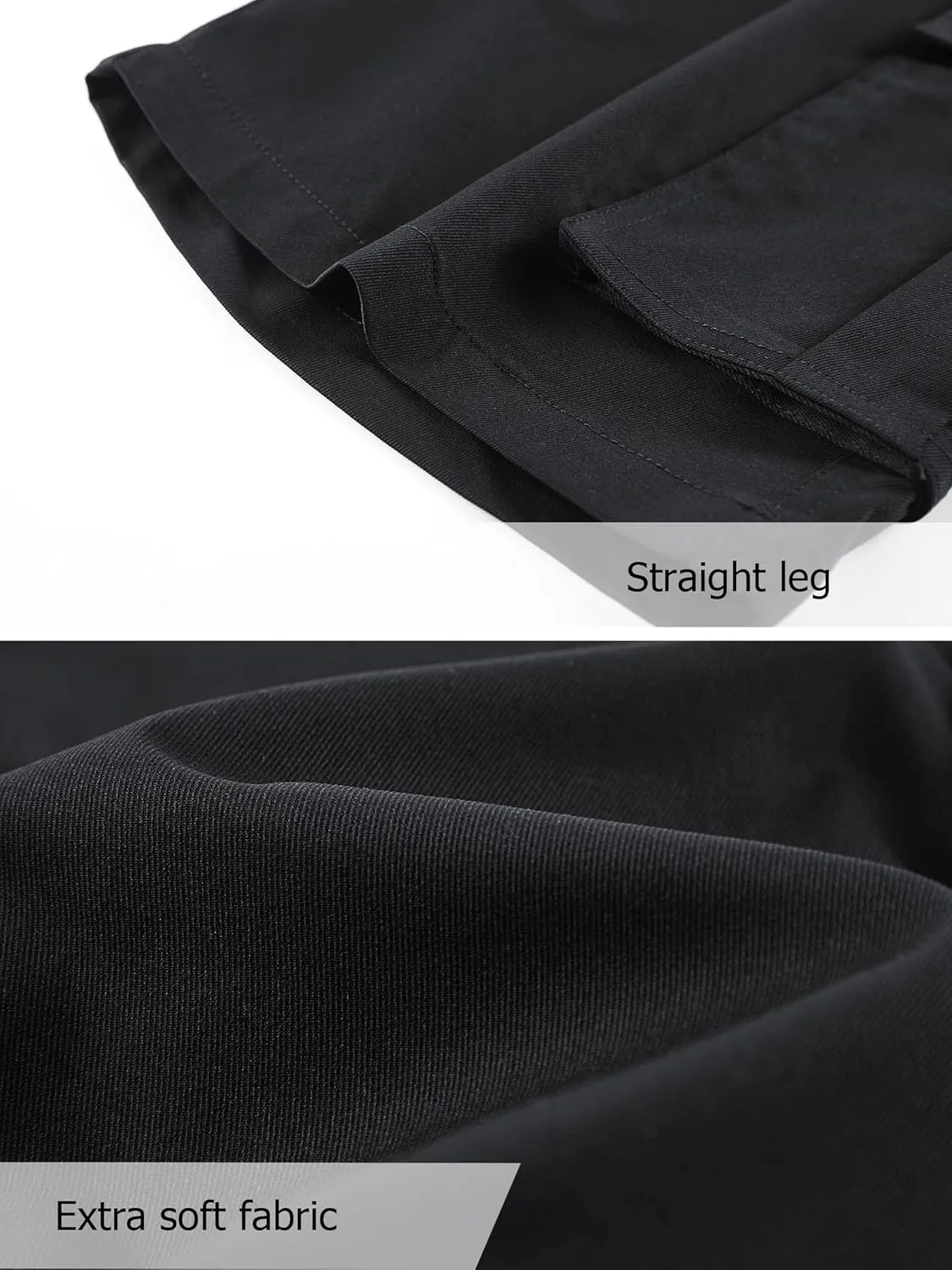 Vcansion Women's Casual Elastic Waist Drawstring Relaxed Fit Multi-Pockets Cotton Cargo Shorts