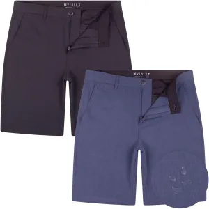 Visive Boys Hybrid Golf Shorts, Blue, Size 22-30, Modern Classic Fit, Quick Dry, 2 Pockets