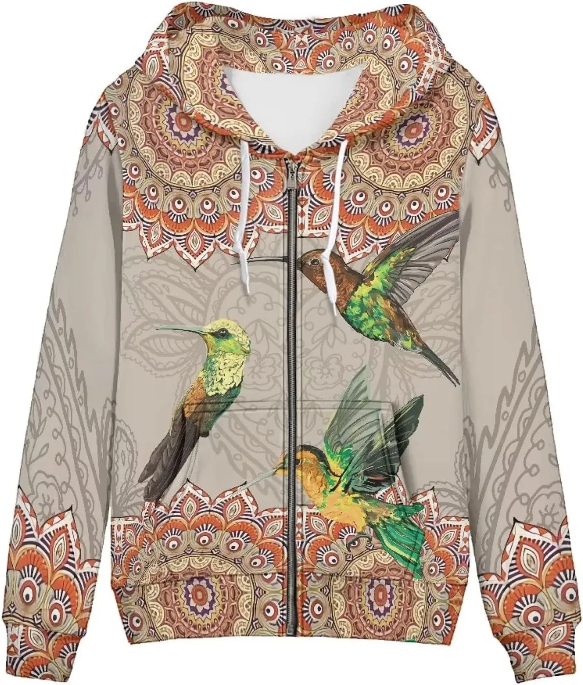 Women Zip Up Hoodie Fall Jacket Long Sleeve Hoodies for Teen Girls Clothes with Pocket