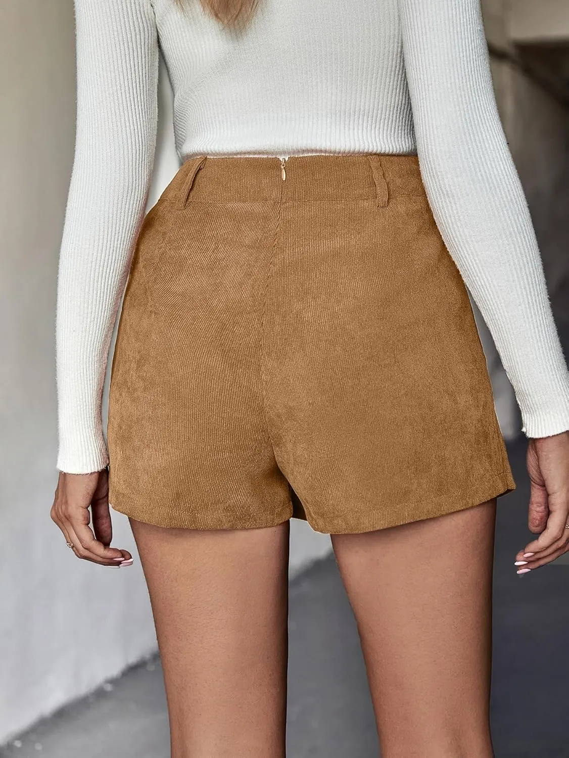 Women's 2025 Casual Plain Shorts Casual Skort