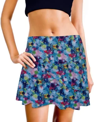 Womens Tennis Golf Skirt Pickleball Athletic Exercise Printed Skorts Short Pocket