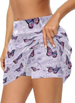 Womens Tennis Skirts High Waisted Golf Skorts with Pockets Athletic Skorts Summer Clothes XS-3XL