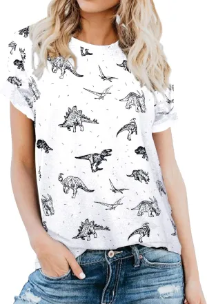 Womens Tie Dye Shirt Short Sleeve Crewneck Casual Loose Cute Tops Color-Block Pullover Sweatshirt
