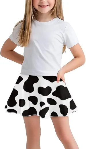 Ystardream Casual Girls' Sport Skirts Tennis Running Skorts with Built-in Shorts 5-14