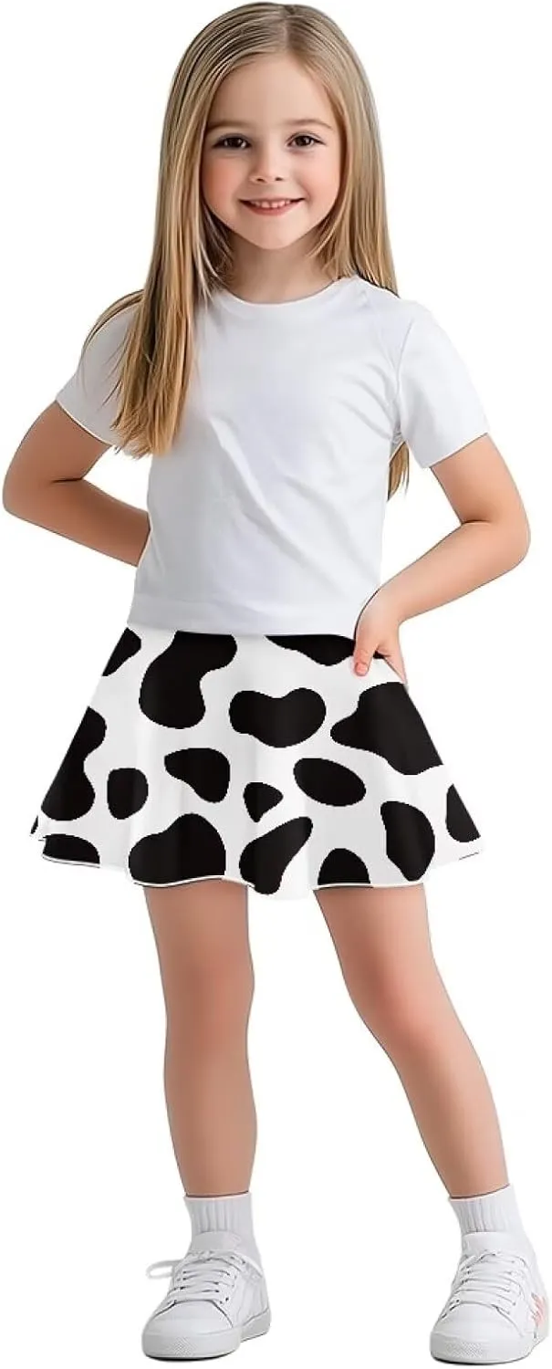 Ystardream Casual Girls' Sport Skirts Tennis Running Skorts with Built-in Shorts 5-14