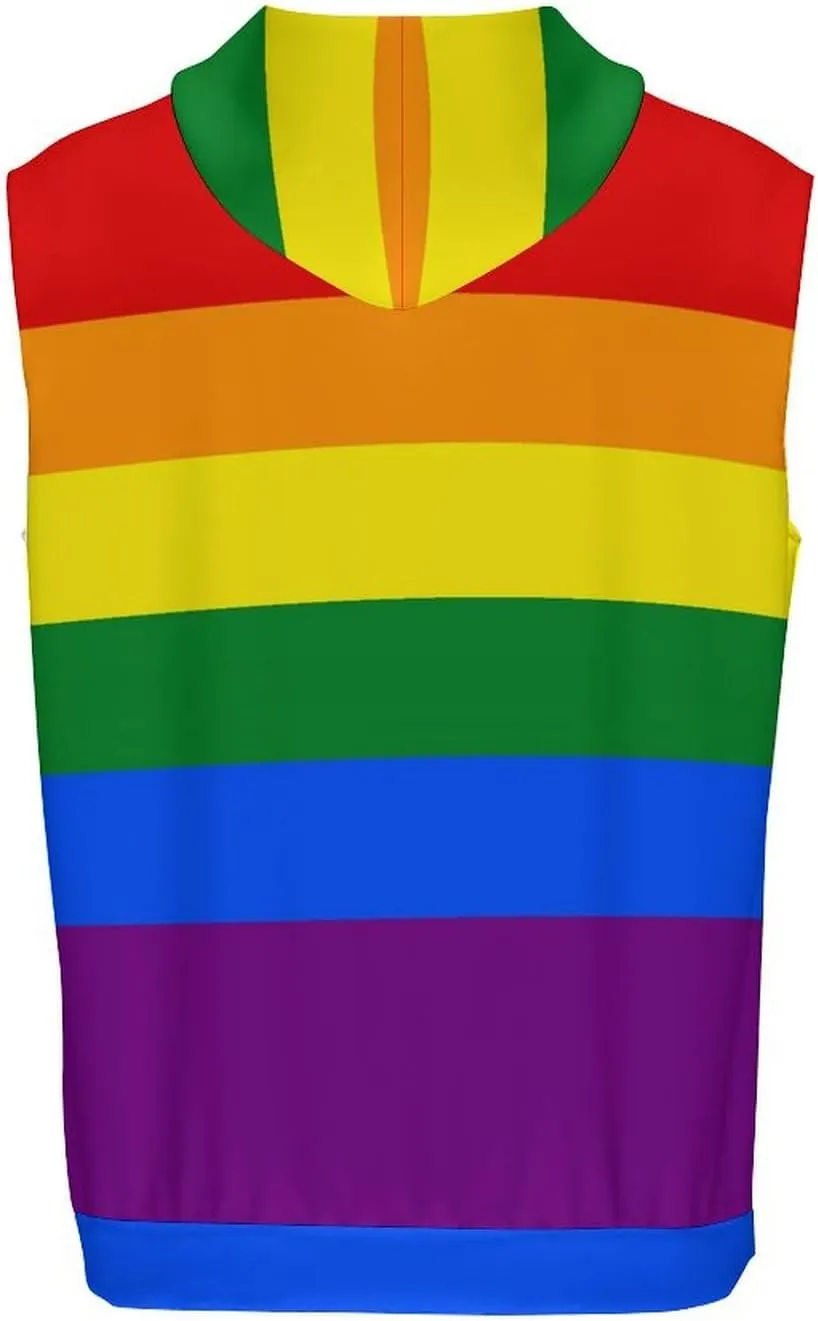 Zakqeik Mens Summer Sleeveless Hooded Tank Top Kiribati Flag T-Shirt for Athletic Exercise Relaxed