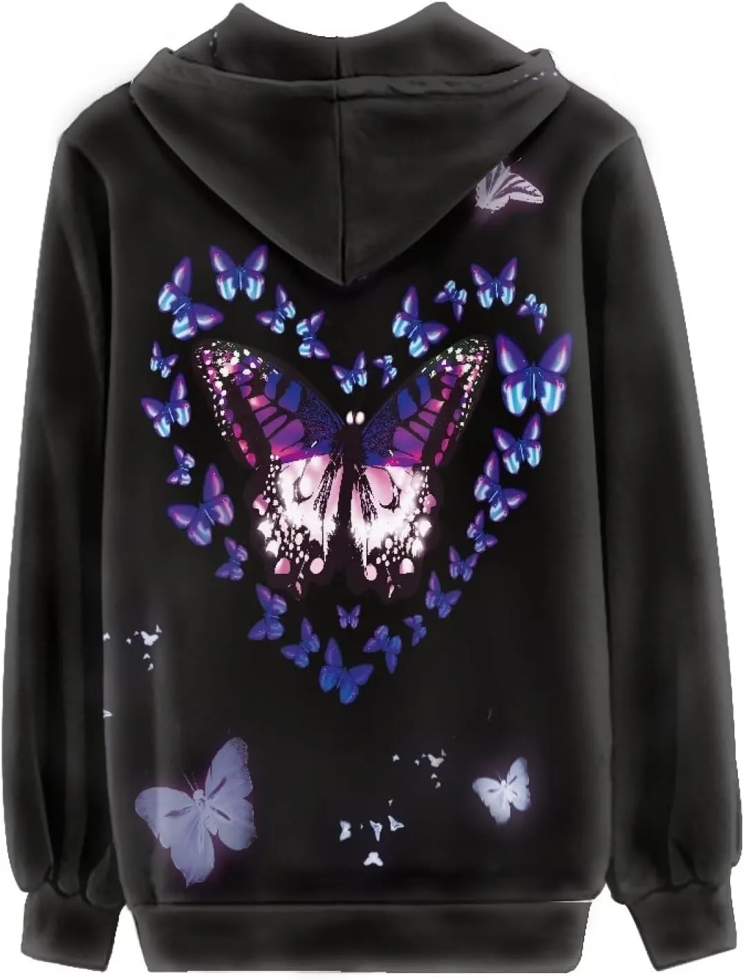 Zipper Hoodies for Women Oversized Athletic Fall Cardigan Plus Size