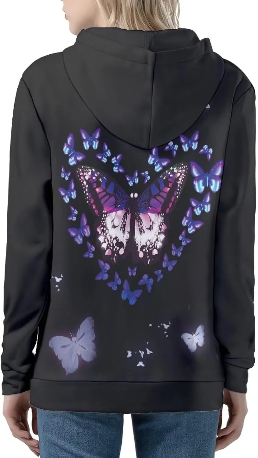Zipper Hoodies for Women Oversized Athletic Fall Cardigan Plus Size